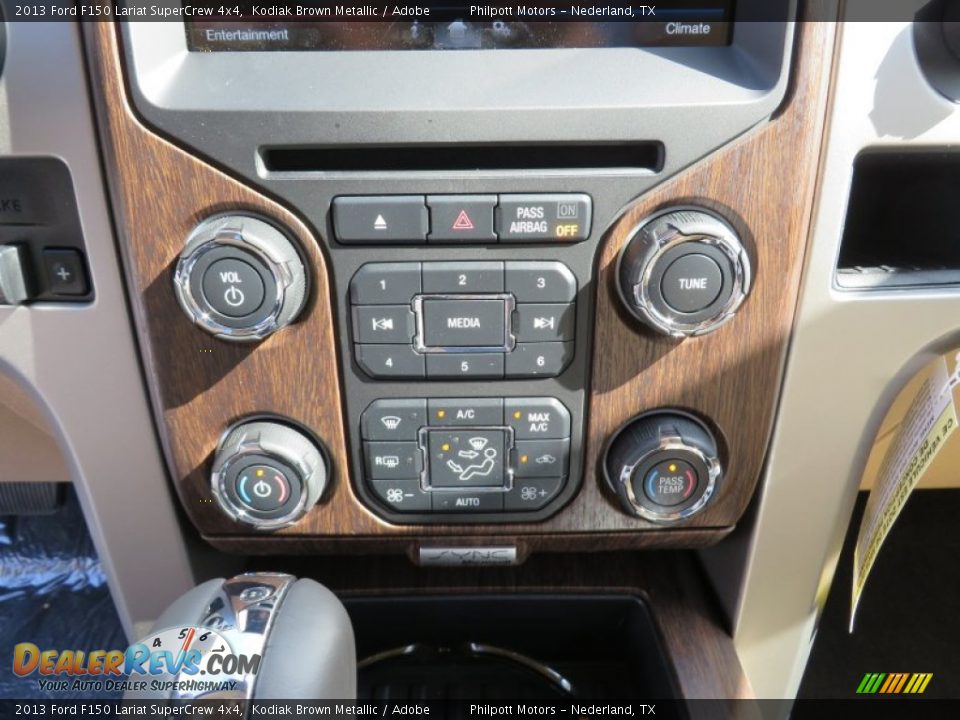 2013 Ford F150 Lariat SuperCrew 4x4 Kodiak Brown Metallic / Adobe Photo #34