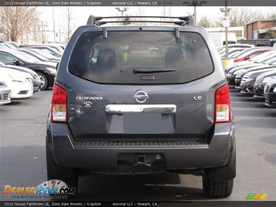 2010 Nissan Pathfinder LE Dark Slate Metallic / Graphite Photo #2