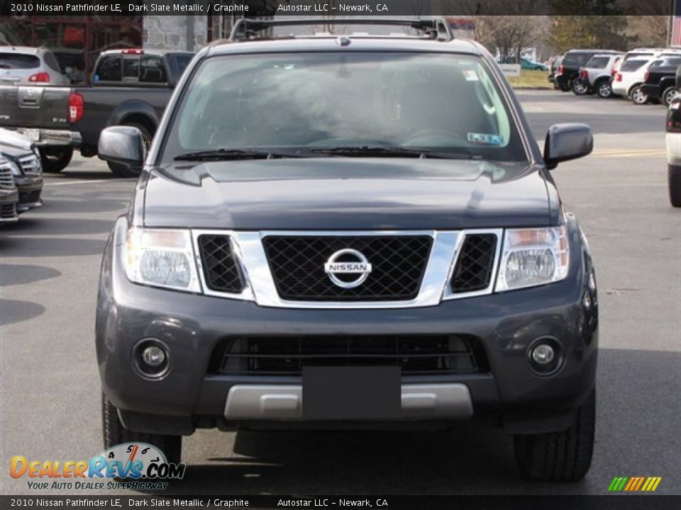 2010 Nissan Pathfinder LE Dark Slate Metallic / Graphite Photo #3