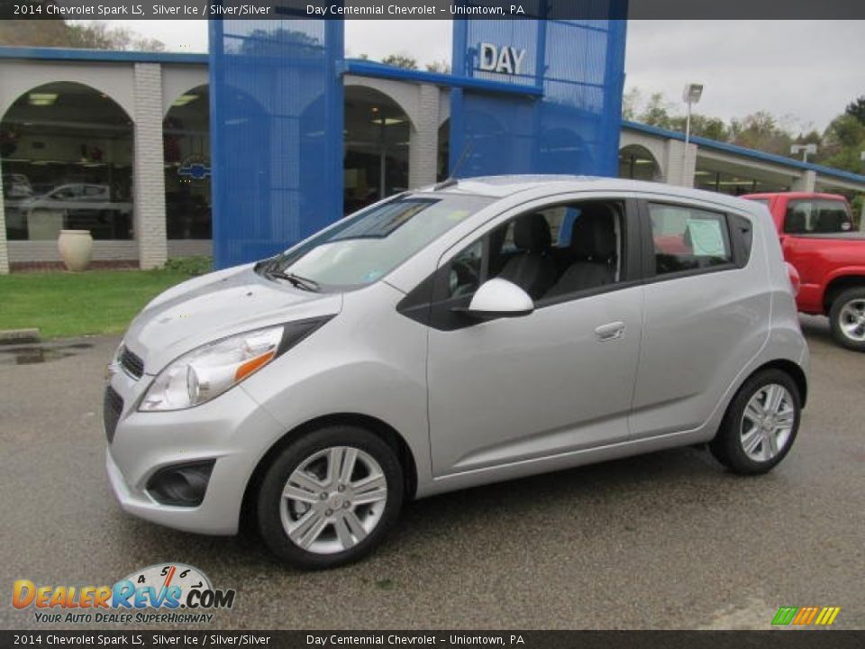 2014 Chevrolet Spark LS Silver Ice / Silver/Silver Photo #1