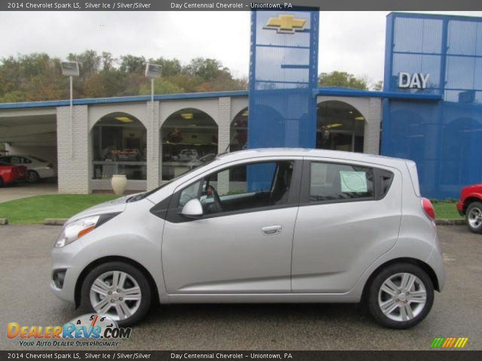 2014 Chevrolet Spark LS Silver Ice / Silver/Silver Photo #2