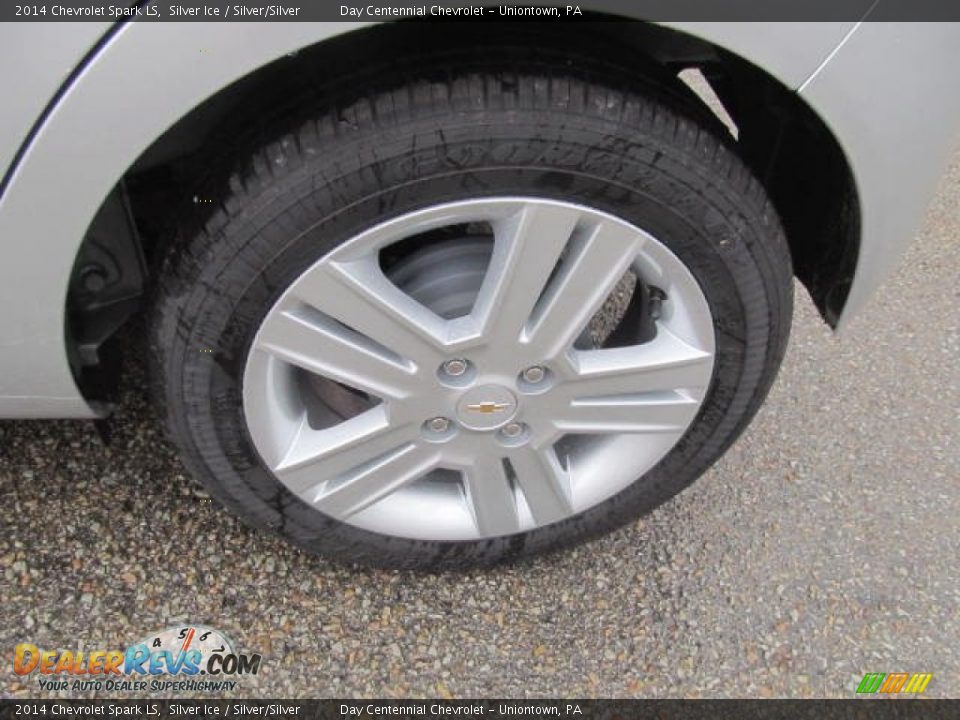 2014 Chevrolet Spark LS Silver Ice / Silver/Silver Photo #3