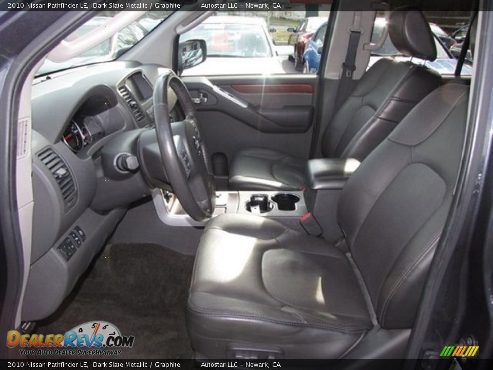 2010 Nissan Pathfinder LE Dark Slate Metallic / Graphite Photo #10