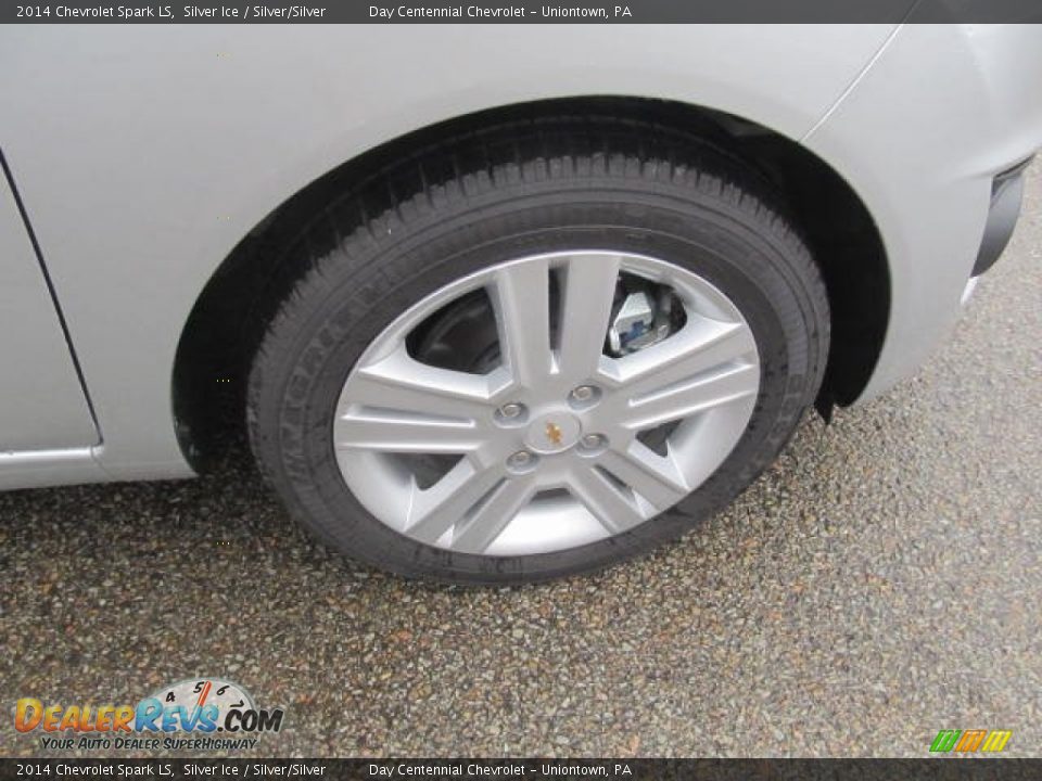 2014 Chevrolet Spark LS Silver Ice / Silver/Silver Photo #8