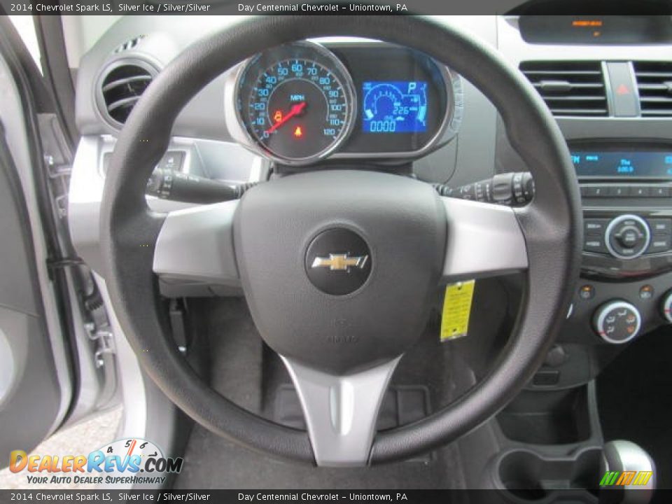 2014 Chevrolet Spark LS Silver Ice / Silver/Silver Photo #14