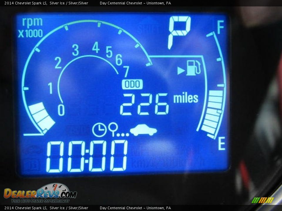 2014 Chevrolet Spark LS Silver Ice / Silver/Silver Photo #20