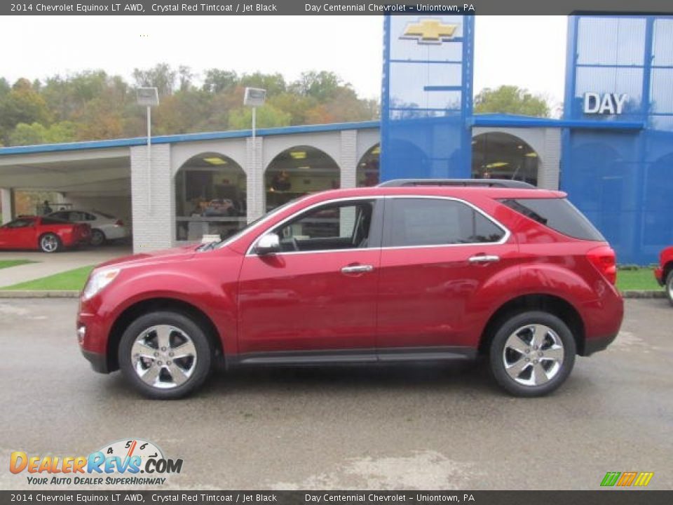 2014 Chevrolet Equinox LT AWD Crystal Red Tintcoat / Jet Black Photo #2