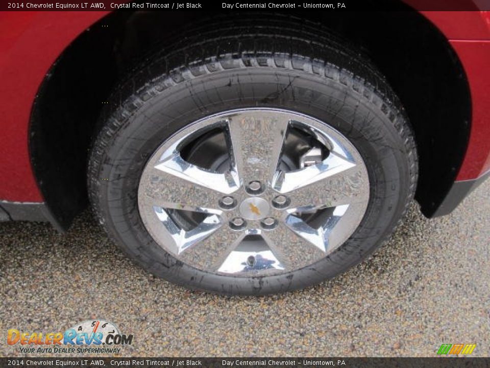 2014 Chevrolet Equinox LT AWD Crystal Red Tintcoat / Jet Black Photo #9