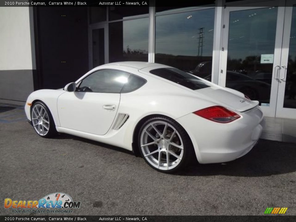 2010 Porsche Cayman Carrara White / Black Photo #2
