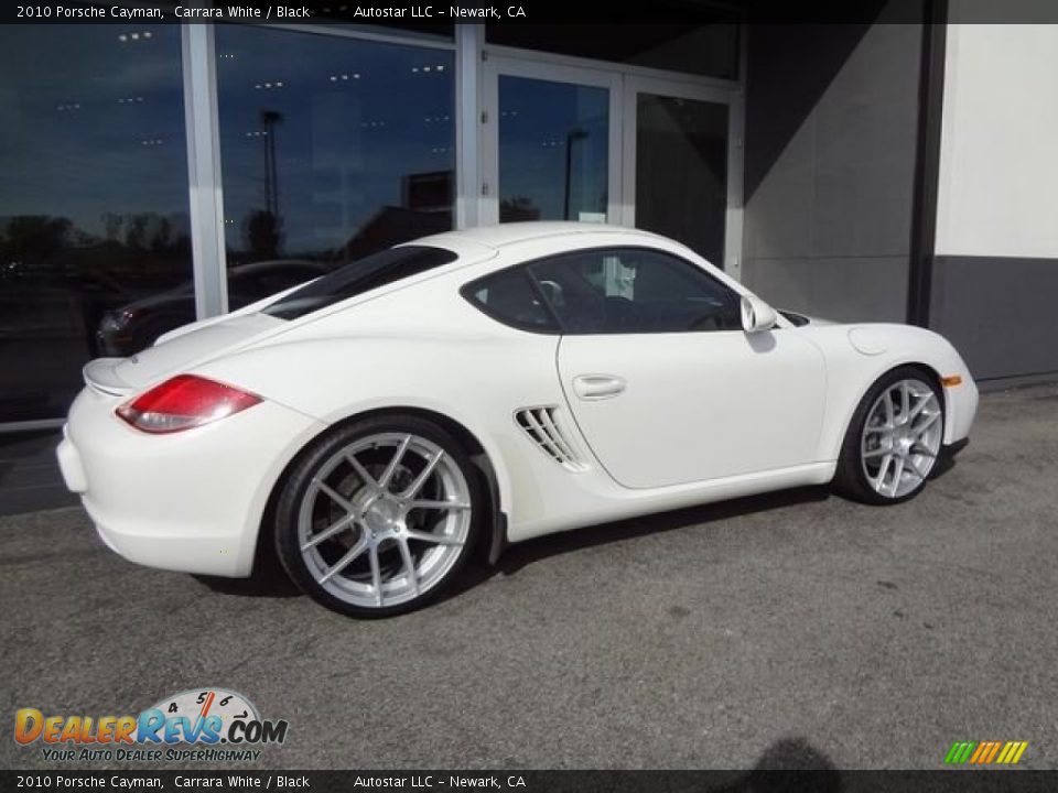 2010 Porsche Cayman Carrara White / Black Photo #4