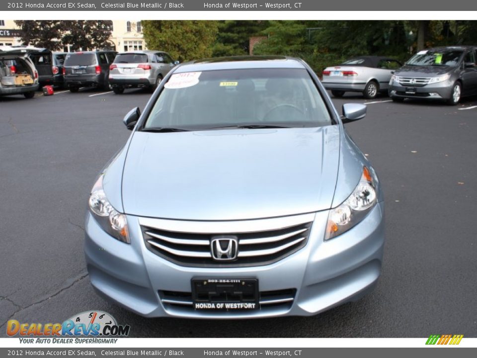 2012 Honda Accord EX Sedan Celestial Blue Metallic / Black Photo #2