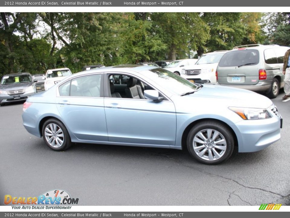2012 Honda Accord EX Sedan Celestial Blue Metallic / Black Photo #4