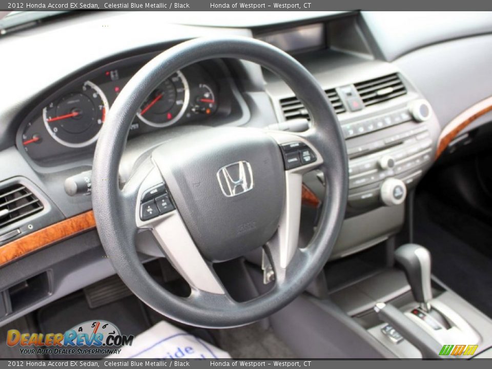 2012 Honda Accord EX Sedan Celestial Blue Metallic / Black Photo #5