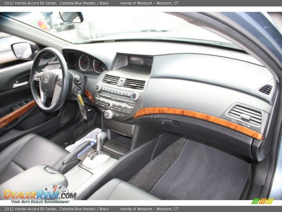 2012 Honda Accord EX Sedan Celestial Blue Metallic / Black Photo #9