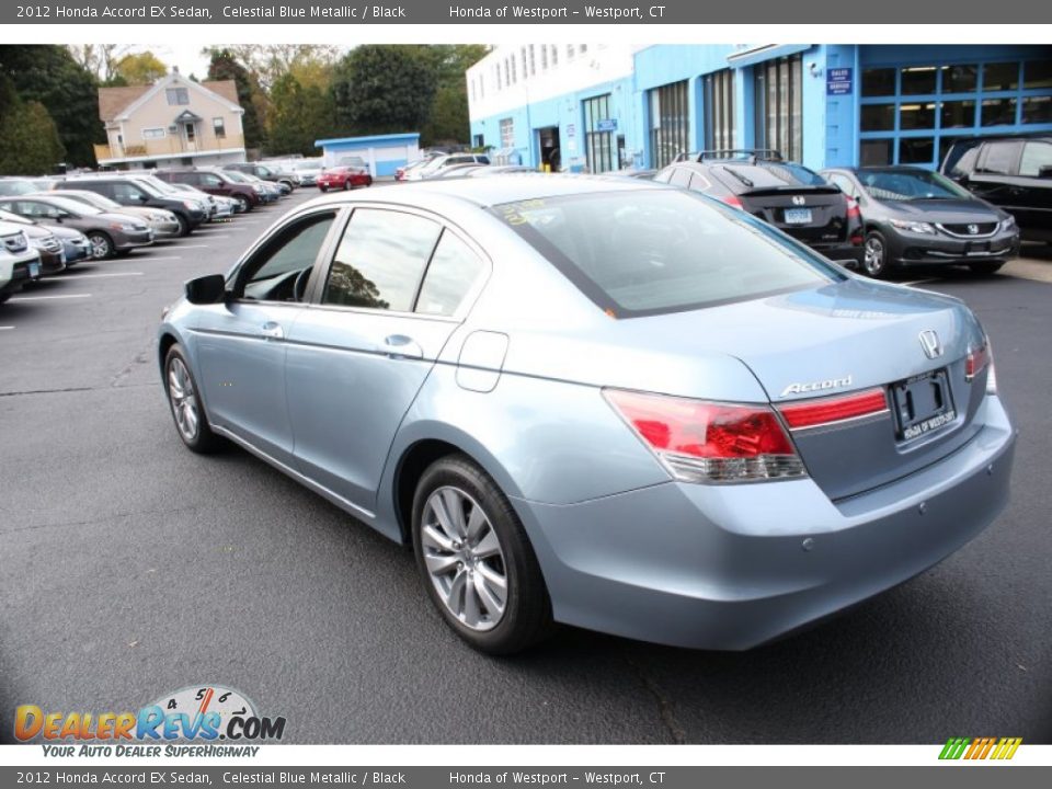 2012 Honda Accord EX Sedan Celestial Blue Metallic / Black Photo #10
