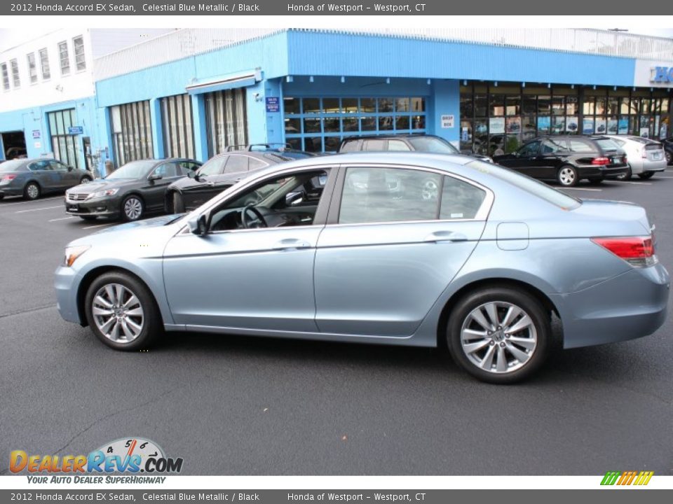 2012 Honda Accord EX Sedan Celestial Blue Metallic / Black Photo #11