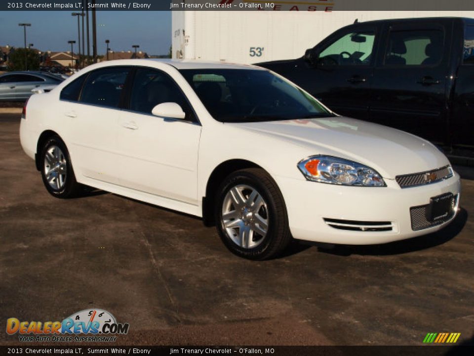2013 Chevrolet Impala LT Summit White / Ebony Photo #2