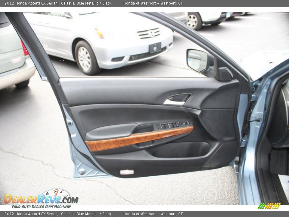 2012 Honda Accord EX Sedan Celestial Blue Metallic / Black Photo #18