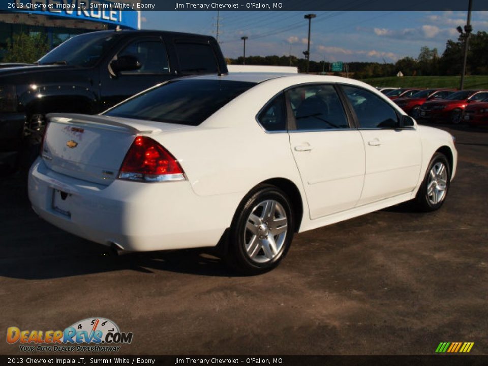 2013 Chevrolet Impala LT Summit White / Ebony Photo #3