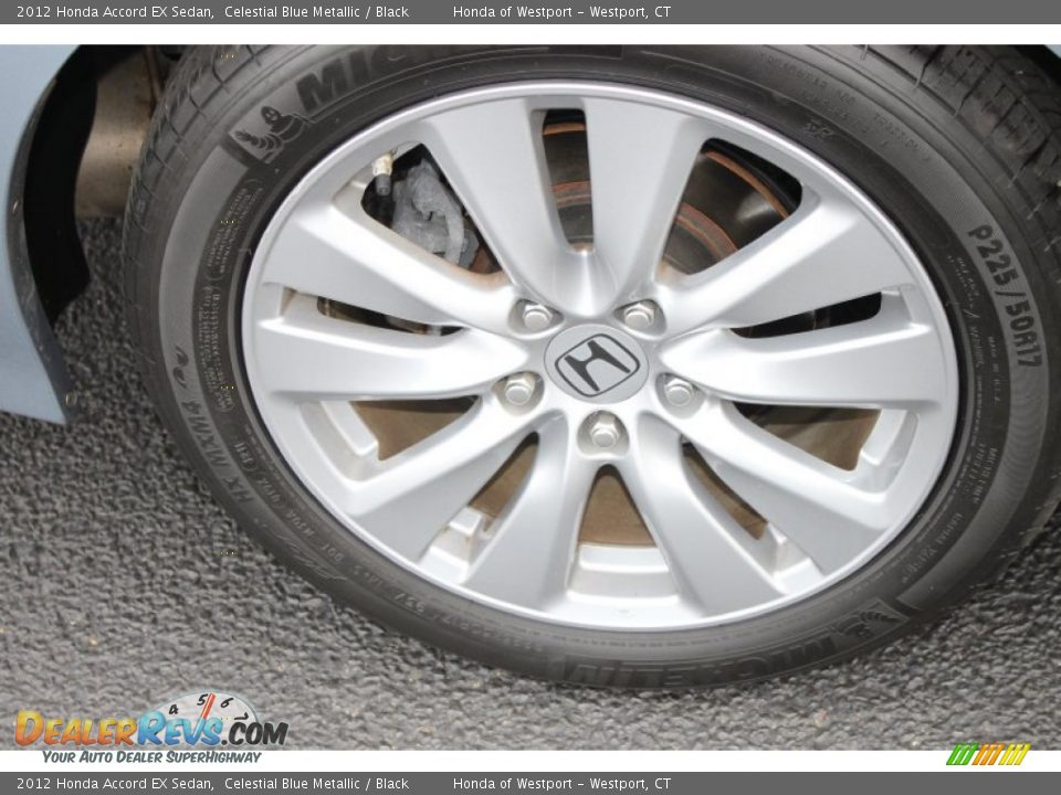 2012 Honda Accord EX Sedan Celestial Blue Metallic / Black Photo #21
