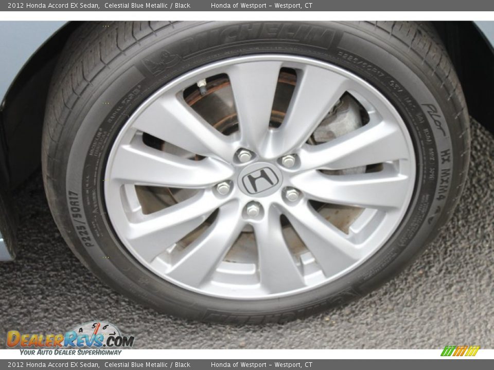 2012 Honda Accord EX Sedan Celestial Blue Metallic / Black Photo #22