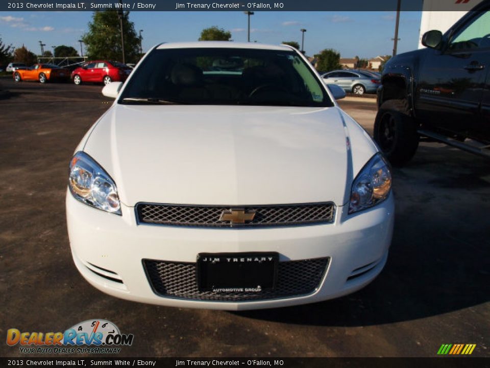 2013 Chevrolet Impala LT Summit White / Ebony Photo #8