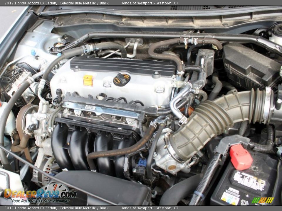2012 Honda Accord EX Sedan Celestial Blue Metallic / Black Photo #25