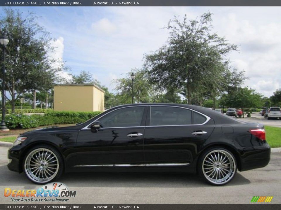 Obsidian Black 2010 Lexus LS 460 L Photo #1
