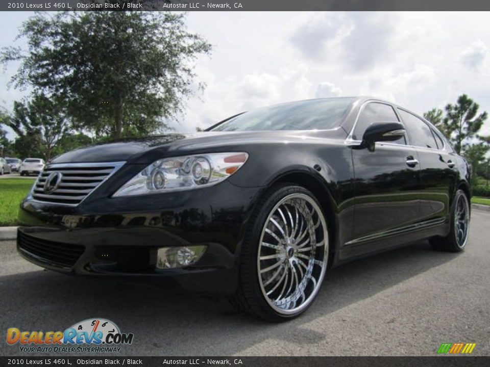 2010 Lexus LS 460 L Obsidian Black / Black Photo #2