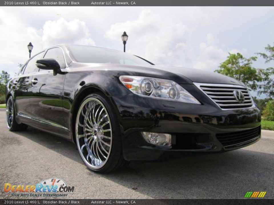 2010 Lexus LS 460 L Obsidian Black / Black Photo #3