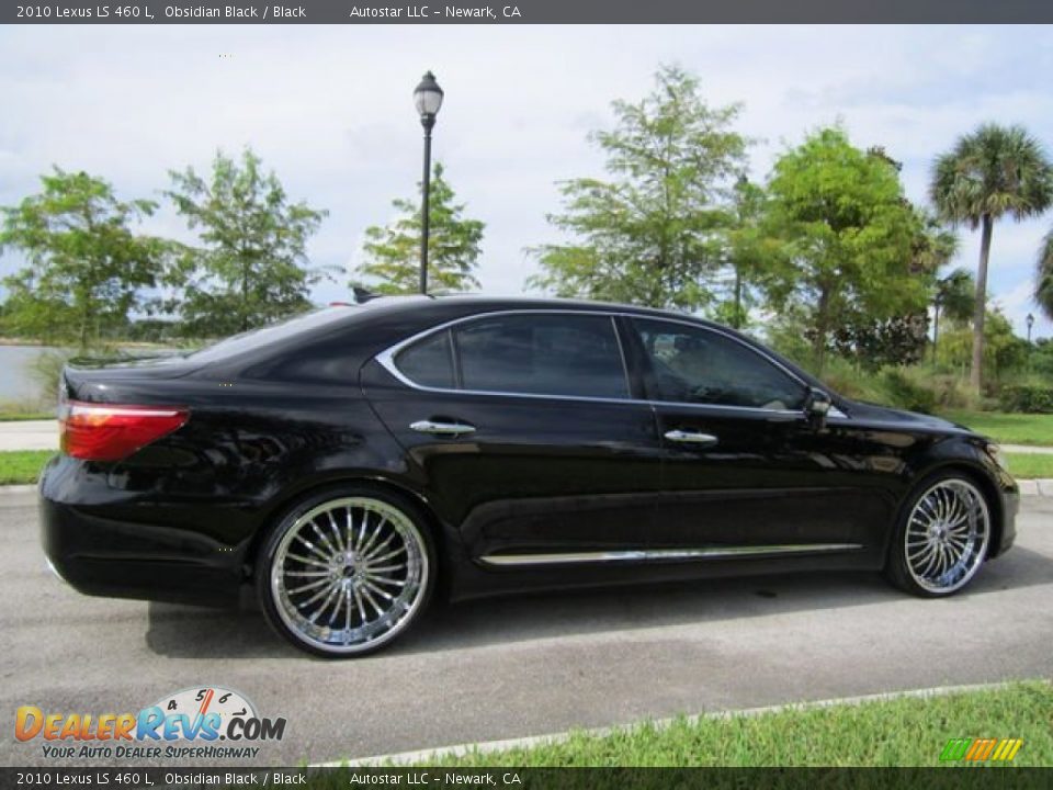 Obsidian Black 2010 Lexus LS 460 L Photo #4