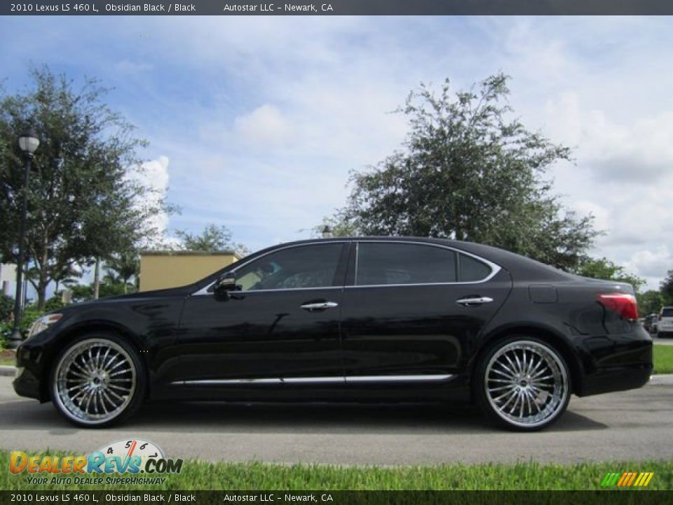 2010 Lexus LS 460 L Obsidian Black / Black Photo #6