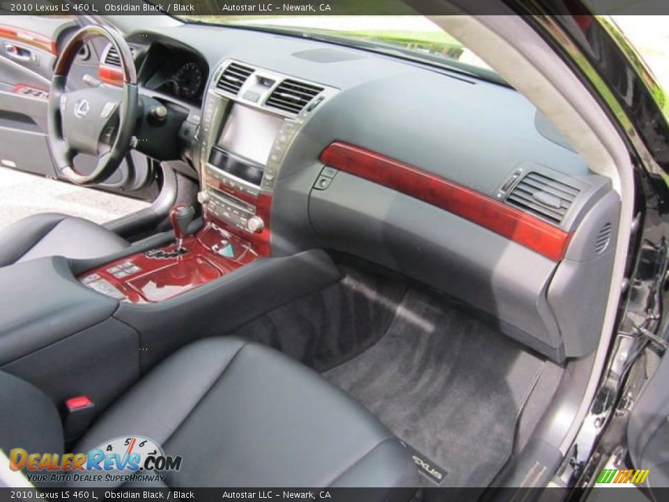2010 Lexus LS 460 L Obsidian Black / Black Photo #9