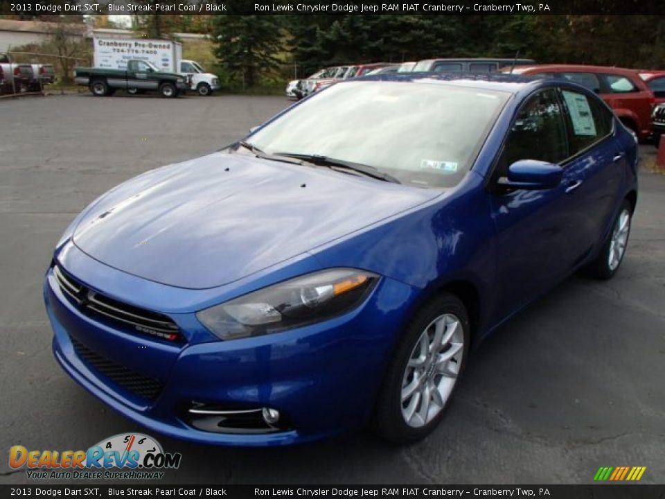 2013 Dodge Dart SXT Blue Streak Pearl Coat / Black Photo #2