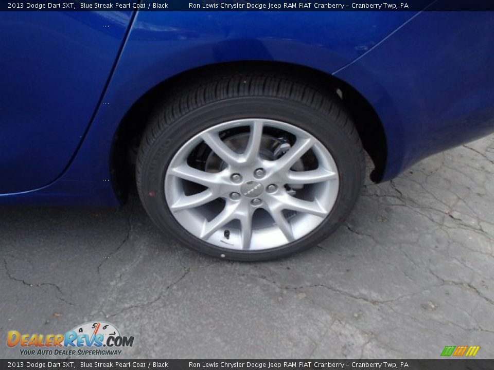 2013 Dodge Dart SXT Blue Streak Pearl Coat / Black Photo #9