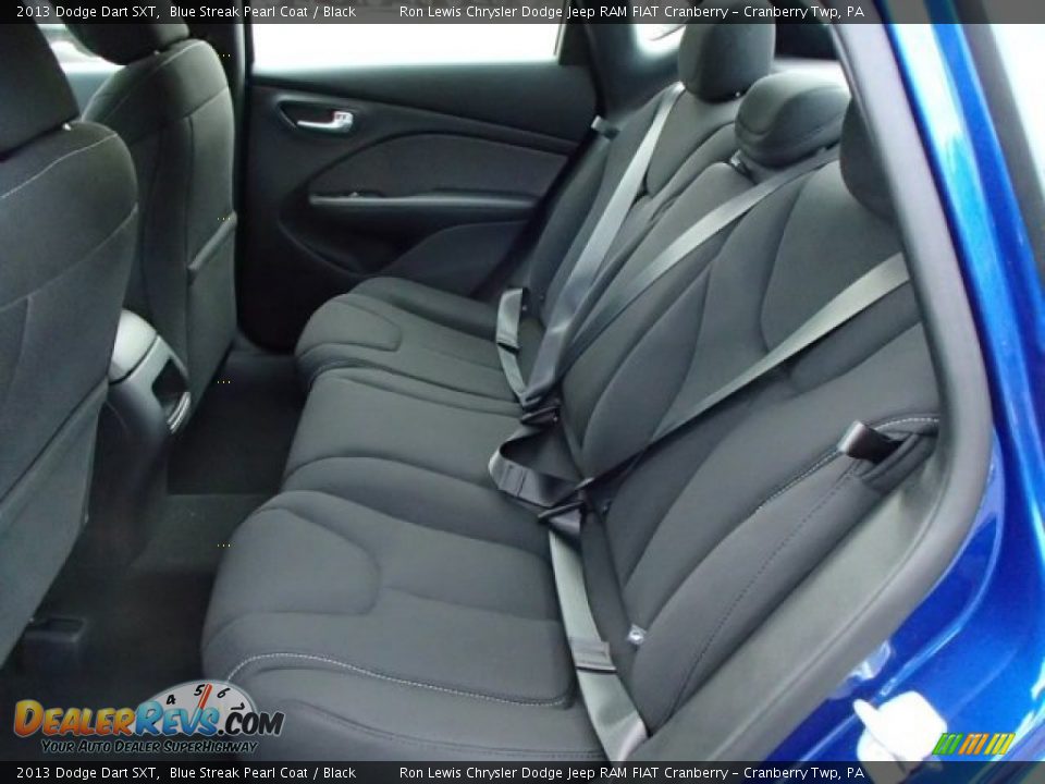 2013 Dodge Dart SXT Blue Streak Pearl Coat / Black Photo #12