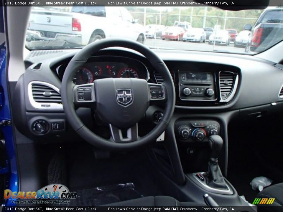 2013 Dodge Dart SXT Blue Streak Pearl Coat / Black Photo #14