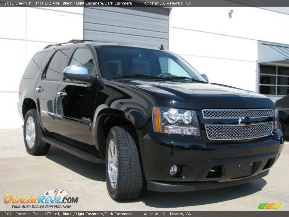 2011 Chevrolet Tahoe LTZ 4x4 Black / Light Cashmere/Dark Cashmere Photo #1