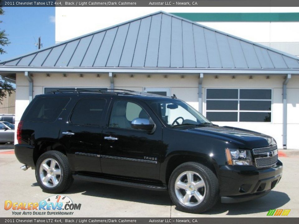 2011 Chevrolet Tahoe LTZ 4x4 Black / Light Cashmere/Dark Cashmere Photo #3