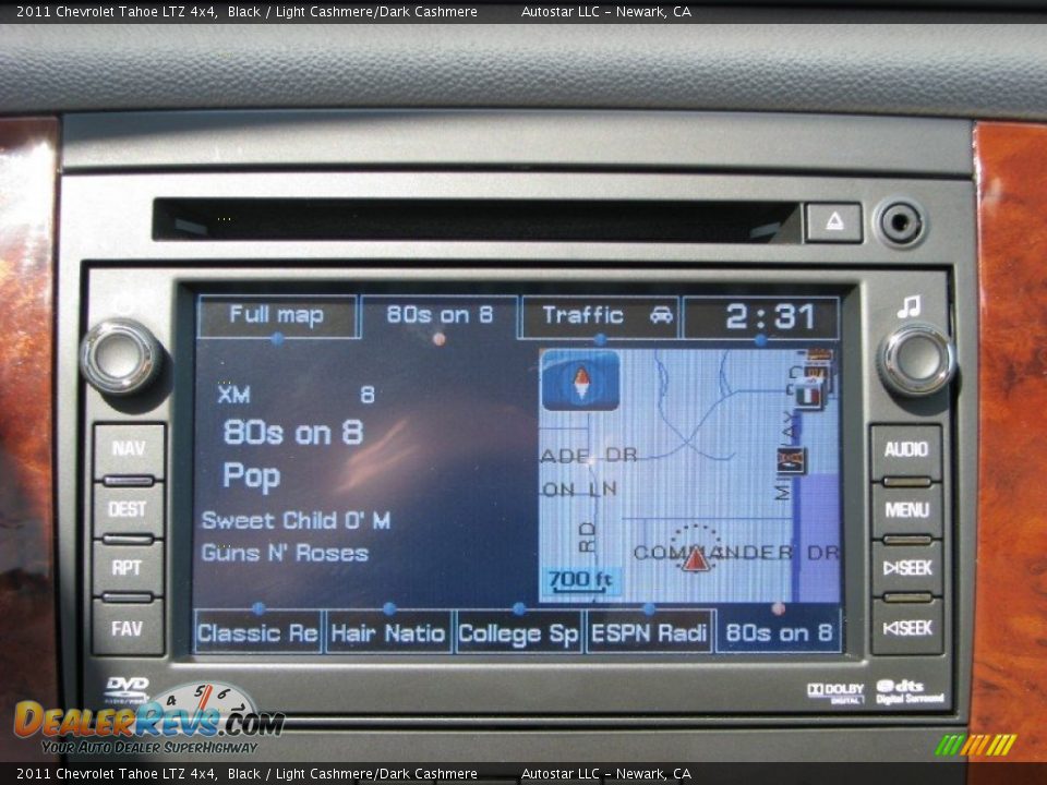 2011 Chevrolet Tahoe LTZ 4x4 Black / Light Cashmere/Dark Cashmere Photo #5