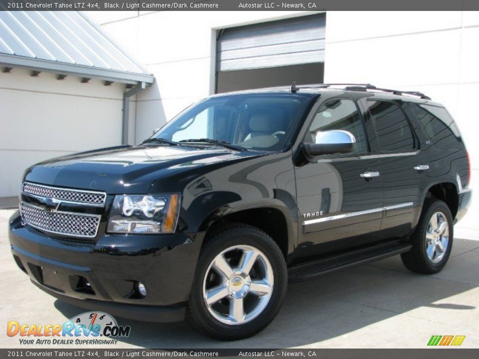 2011 Chevrolet Tahoe LTZ 4x4 Black / Light Cashmere/Dark Cashmere Photo #6