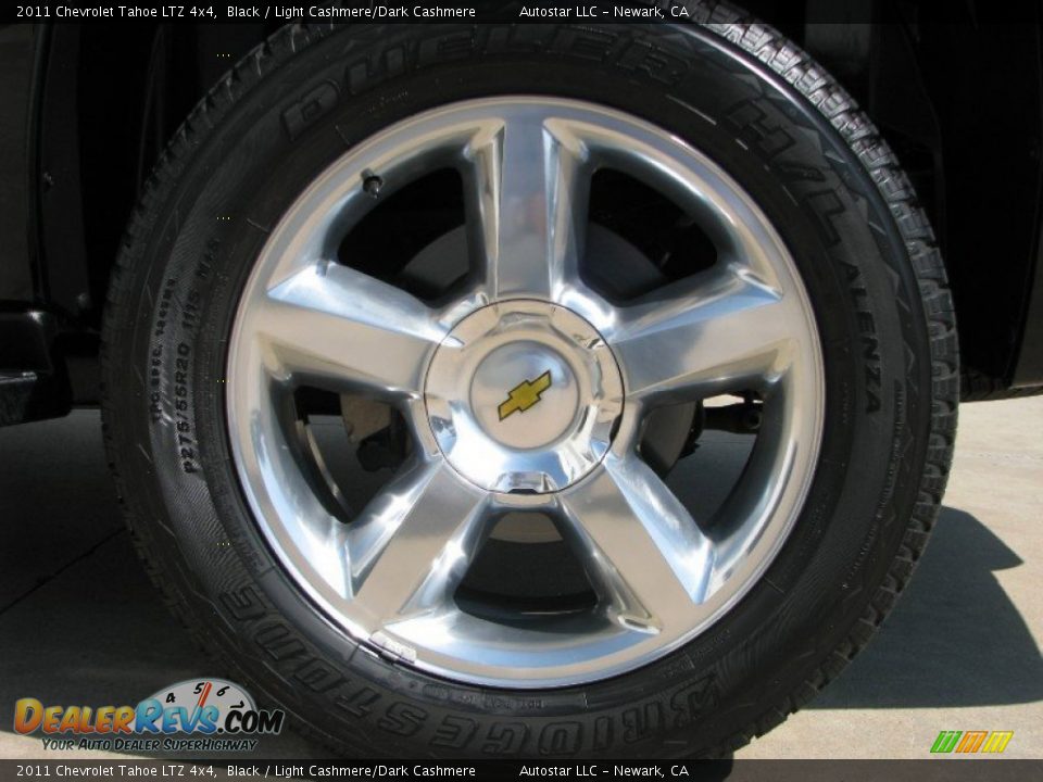 2011 Chevrolet Tahoe LTZ 4x4 Black / Light Cashmere/Dark Cashmere Photo #10