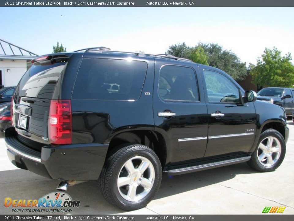 2011 Chevrolet Tahoe LTZ 4x4 Black / Light Cashmere/Dark Cashmere Photo #11