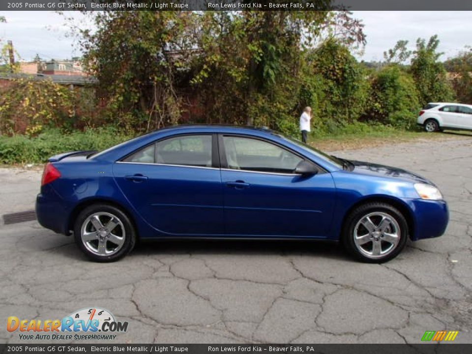 2005 Pontiac G6 GT Sedan Electric Blue Metallic / Light Taupe Photo #1