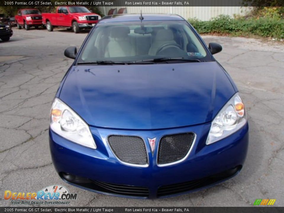 2005 Pontiac G6 GT Sedan Electric Blue Metallic / Light Taupe Photo #3