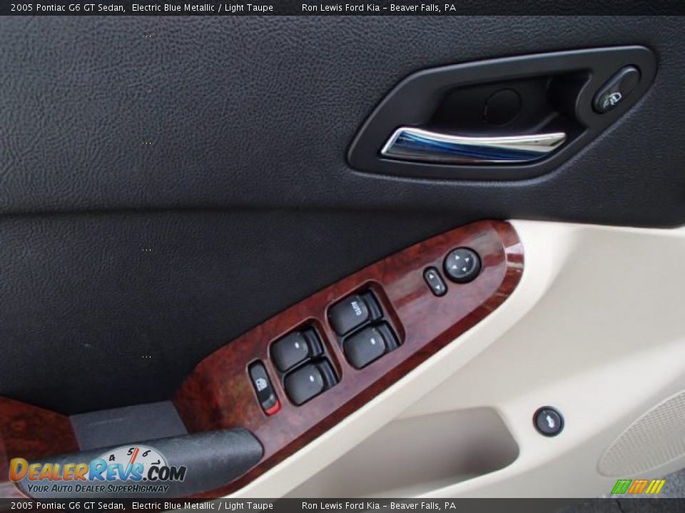 2005 Pontiac G6 GT Sedan Electric Blue Metallic / Light Taupe Photo #13