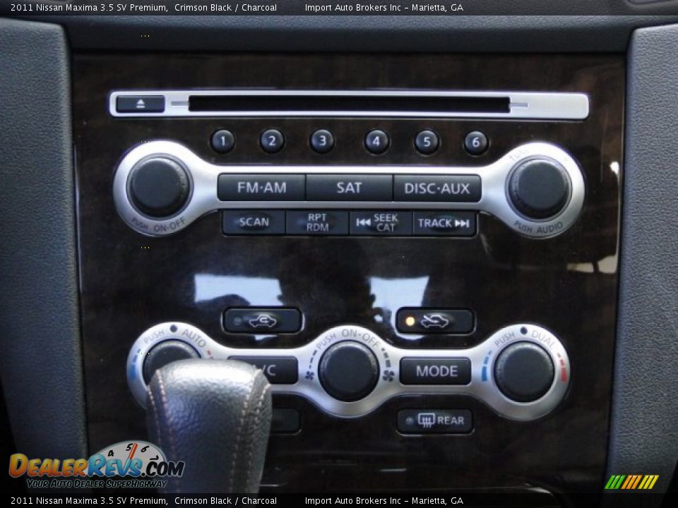 2011 Nissan Maxima 3.5 SV Premium Crimson Black / Charcoal Photo #17