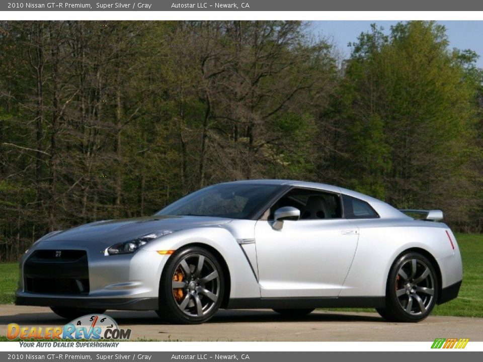 2010 Nissan GT-R Premium Super Silver / Gray Photo #3