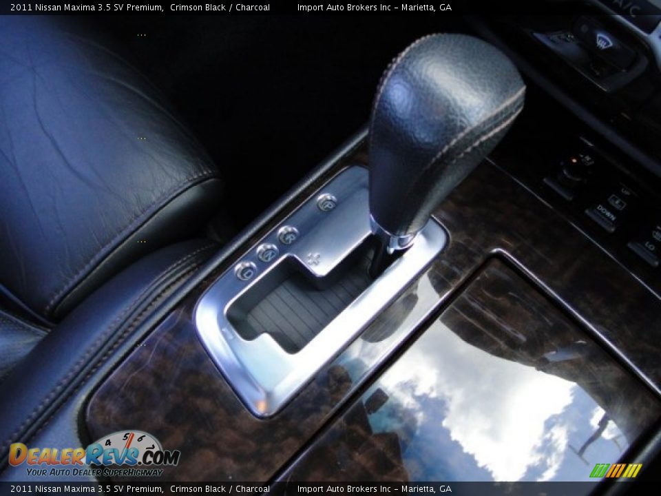 2011 Nissan Maxima 3.5 SV Premium Crimson Black / Charcoal Photo #30