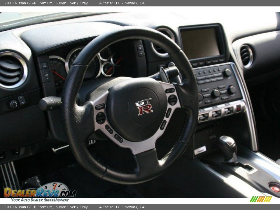 2010 Nissan GT-R Premium Super Silver / Gray Photo #11